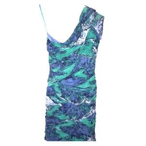 BCBG One Shoulder Mini